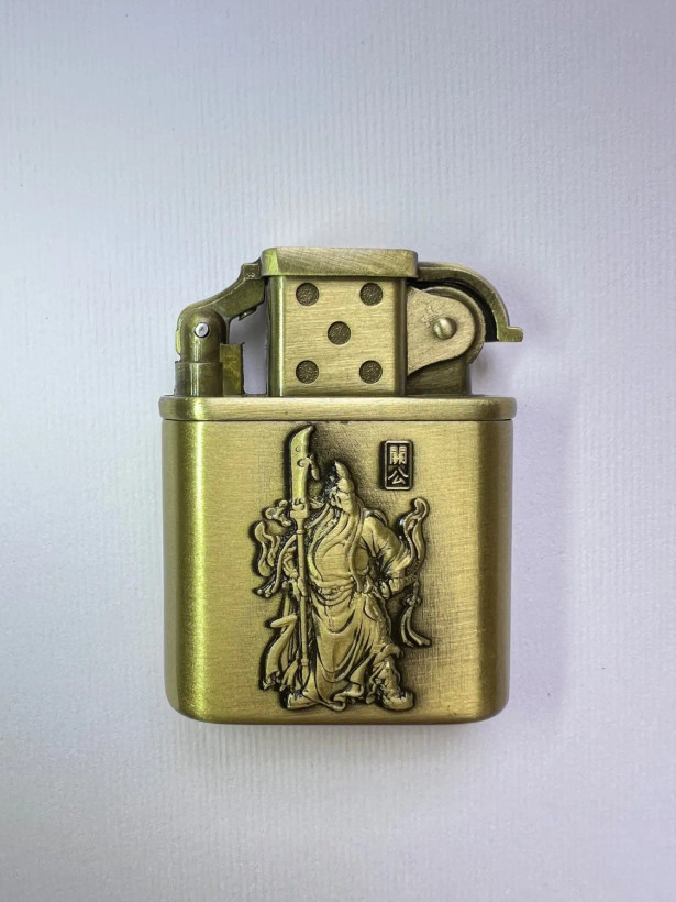 فندک اتمی لایتر (Lighter) طرح جنگجو چینی با بدنه برنجی
