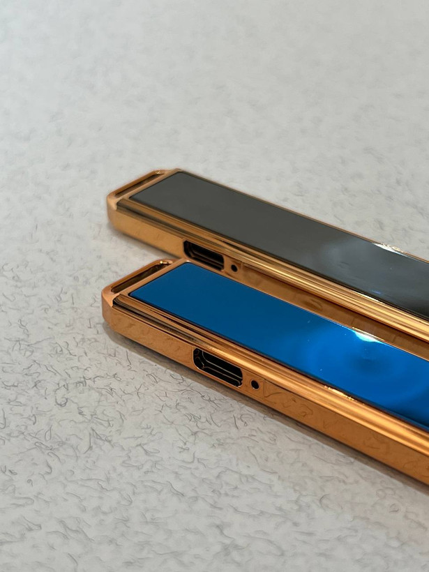 GIGER Slim Rechargeable Electric Lighter – Rectangular Mirror Finish