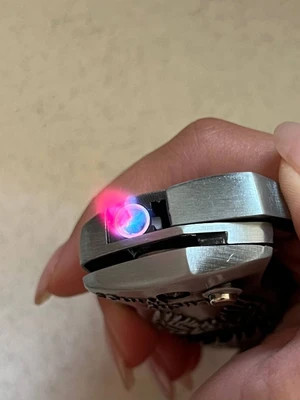 فندک اتمی چاقودار برند لایتر (Lighter) طرح عقاب و بال Lucky Wings | بدنه فلزی
