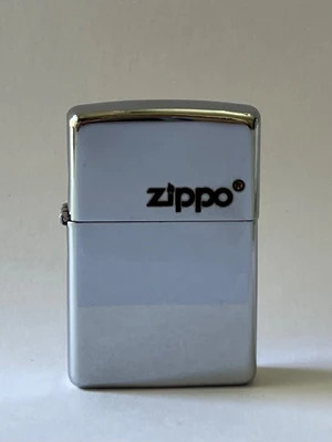 فندک بنزینی طرح زیپو برند لایتر (Lighter) طرح لوگو زیپو کروم براق | بدنه فلزی