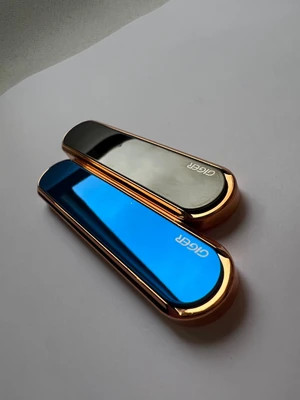 فندک المنتی برند گیگر (GIGER) مدل کشویی شارژی USB لمسی بیپایان در ۳ رنگ جذاب